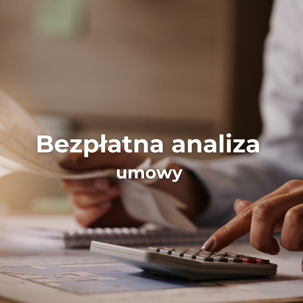 Bezpłatna analiza umowy